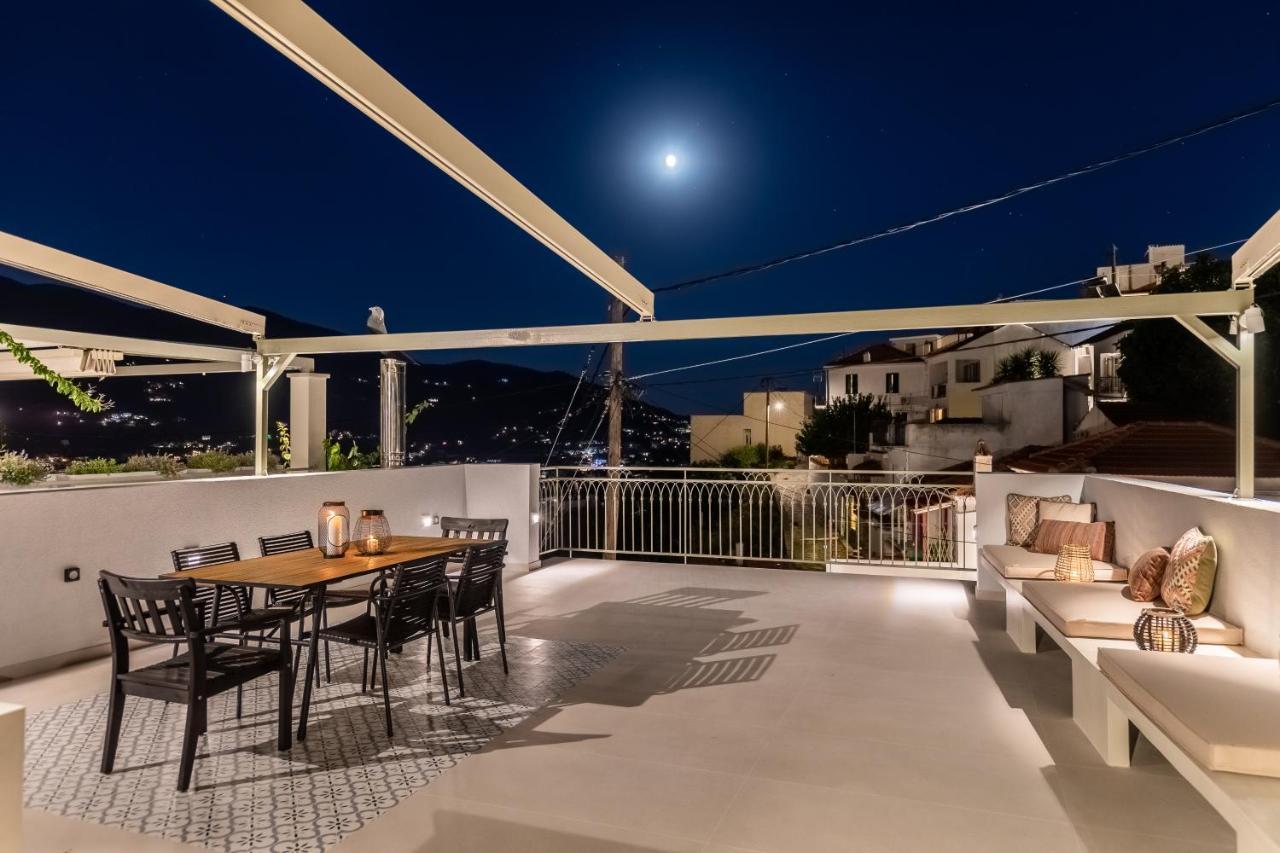 Breezy Rooftop House Skopelos stad Exteriör bild