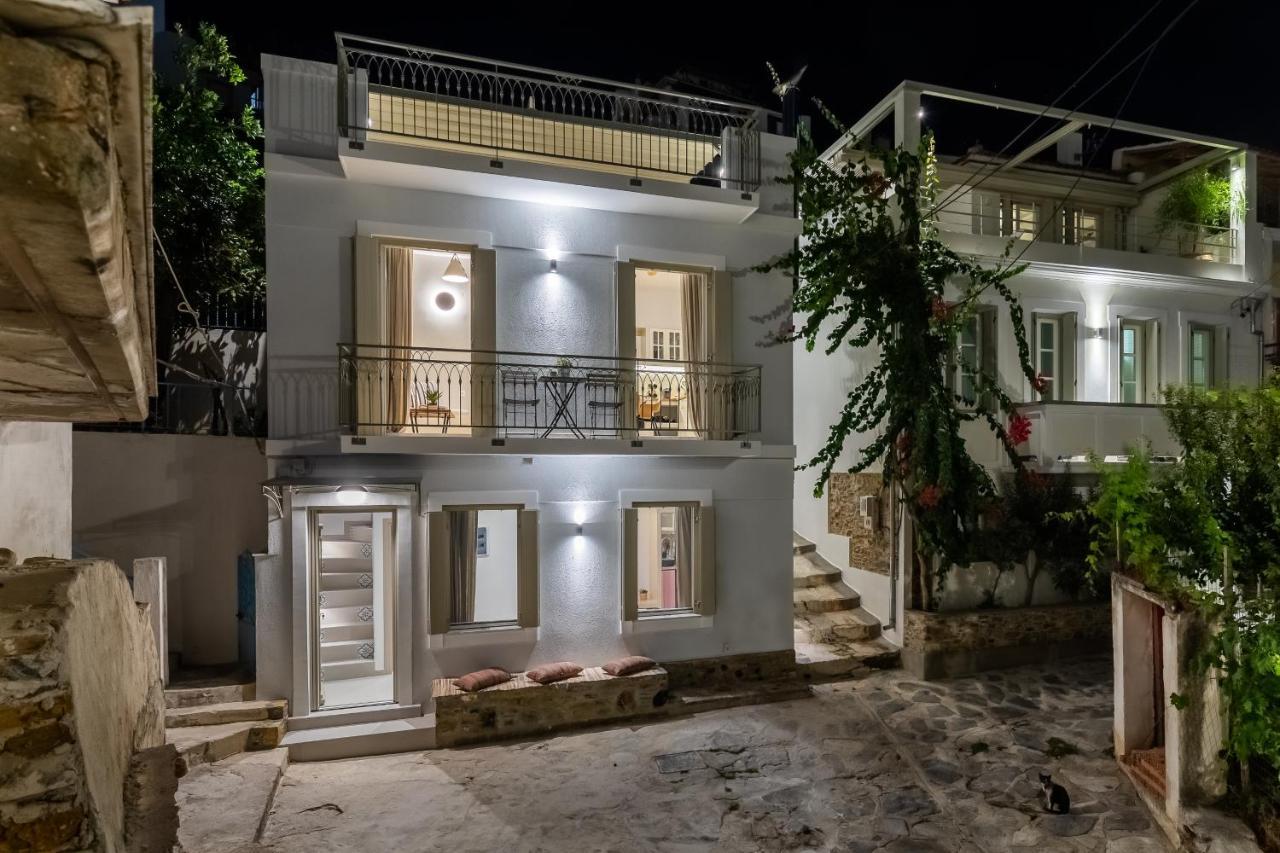 Breezy Rooftop House Skopelos stad Exteriör bild